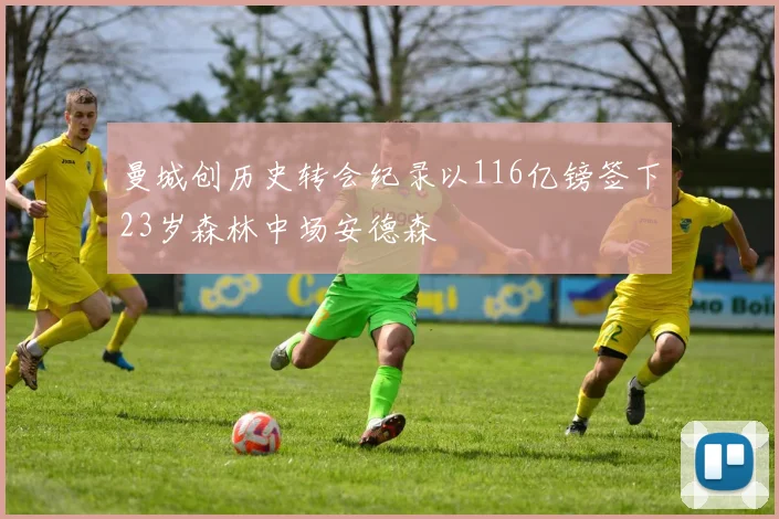 曼城创历史转会纪录以116亿镑签下23岁森林中场安德森